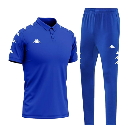 Survêtement Kappa Homme – Polo + Pantalon Noir