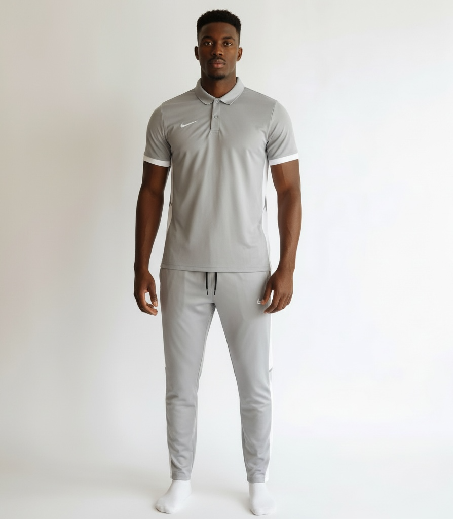 Ensemble Nike Homme Gris – Polo Sport & Pantalon Jogging