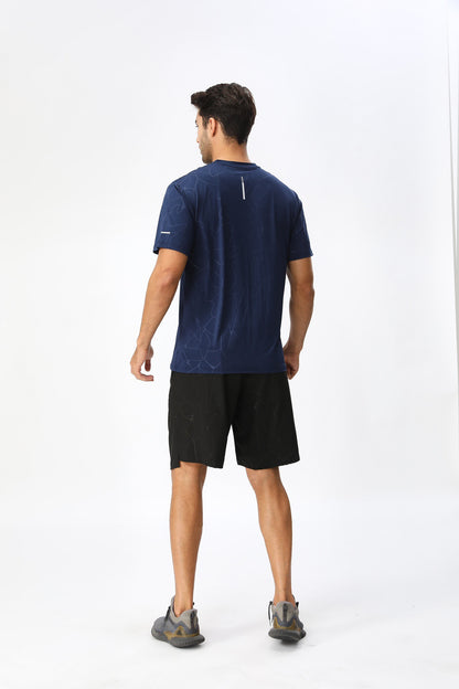 Ensemble Sport Nike - T-shirt & Short Respirant Motif Géométrique