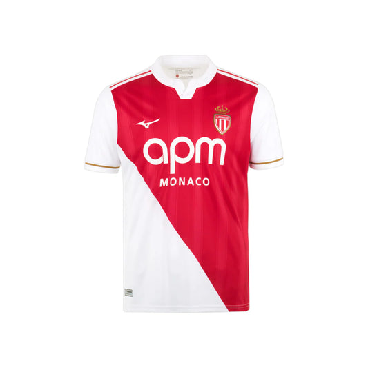 Maillot AS Monaco Domicile – Rouge et Blanc Officiel