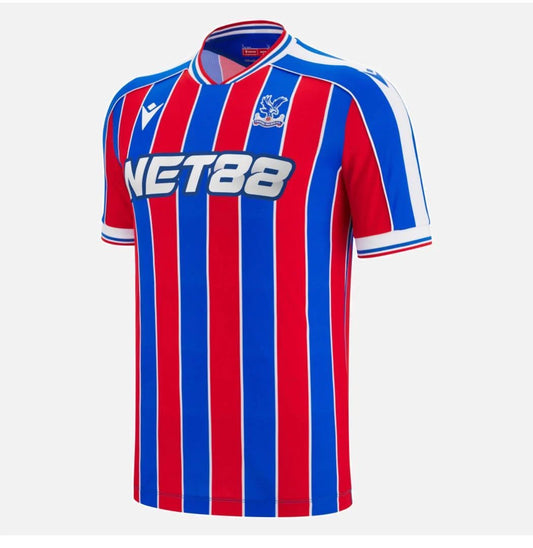 Maillot Crystal Palace Domicile – Rouge et Bleu Rayé