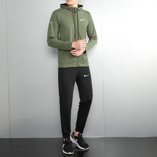 Survêtement homme noir Nike – ensemble sport avec capuche et pantalon jogging