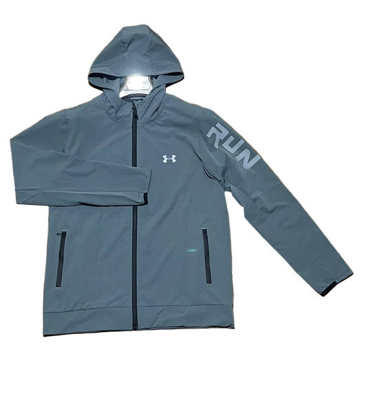 Veste Running Homme Gris – Coupe-Vent & Imperméable