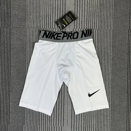 Short de compression Nike Pro homme – Noir & Blanc, respirant sport fitness