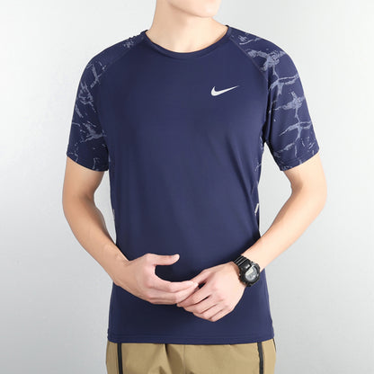 T-shirt Sport Homme – Respirant, Léger et Stretch Bleu Marine