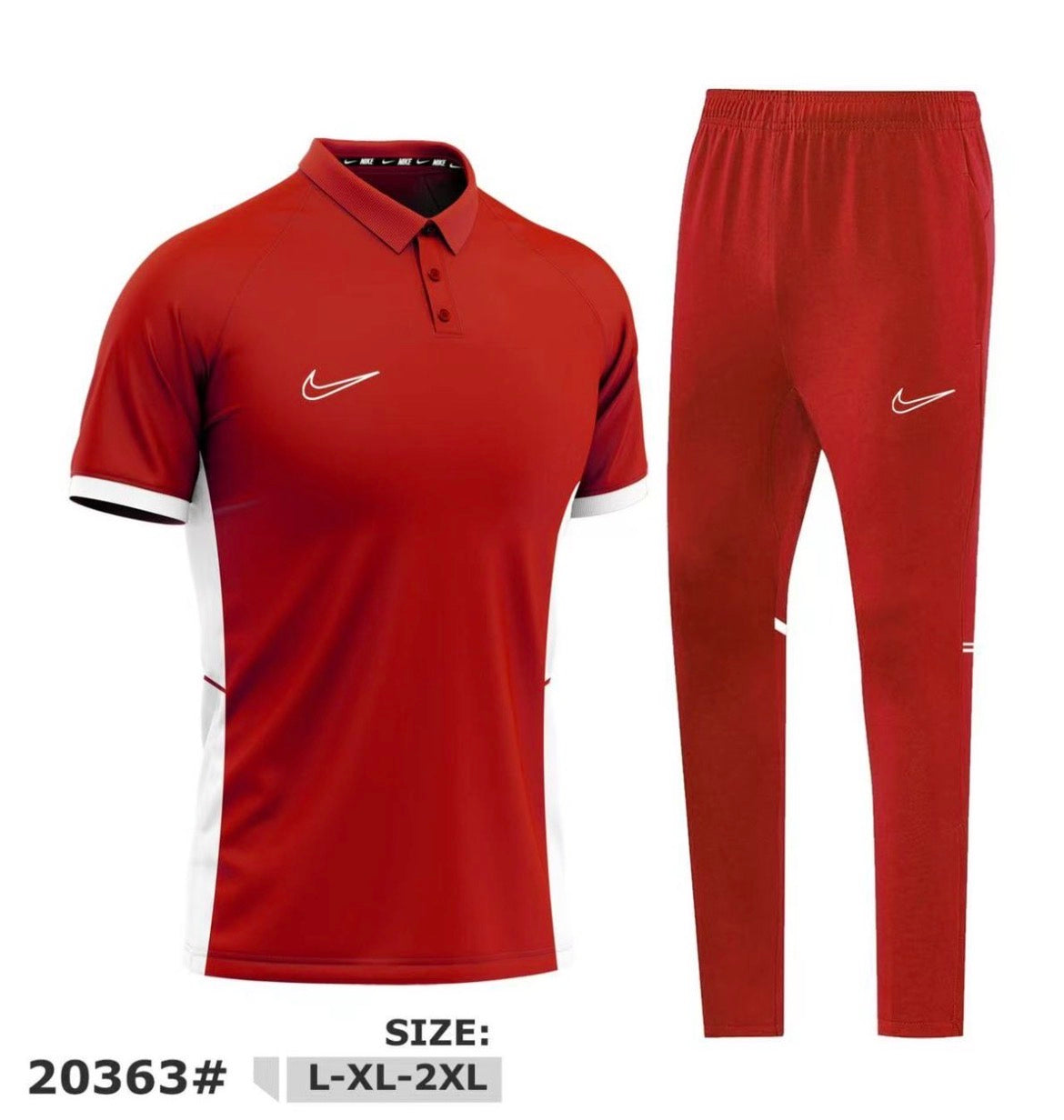 Ensemble Nike Homme Gris – Polo Sport & Pantalon Jogging
