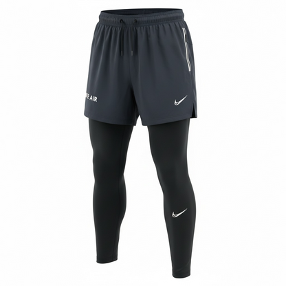 Short 2-en-1 Homme – Running & Sport, Léger et Respirant