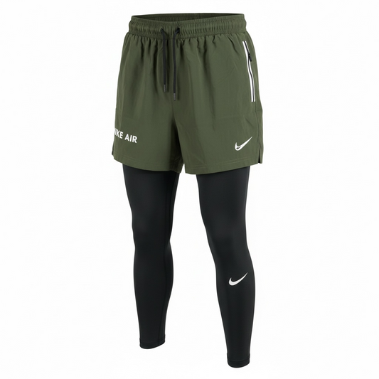Short 2-en-1 Homme – Running & Sport, Léger et Respirant