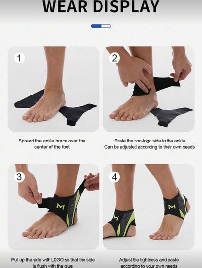 Chevillère Sport Compression – Maintien Cheville & Anti-Douleur