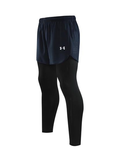 Short Running Homme 2-en-1 avec Legging Intégré – Respirant & Performance Sport