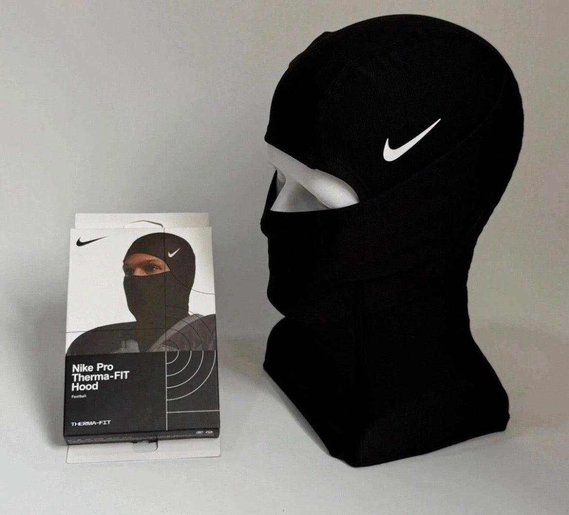 Cagoule Nike Pro Therma-FIT – Hood Football Unisexe Noir & Gris
