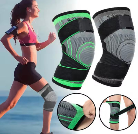 Genouillère de Compression Sport – Maintien Renforcé & Réglable