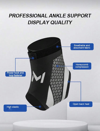 Chevillère Sport Compression – Maintien Cheville & Anti-Douleur