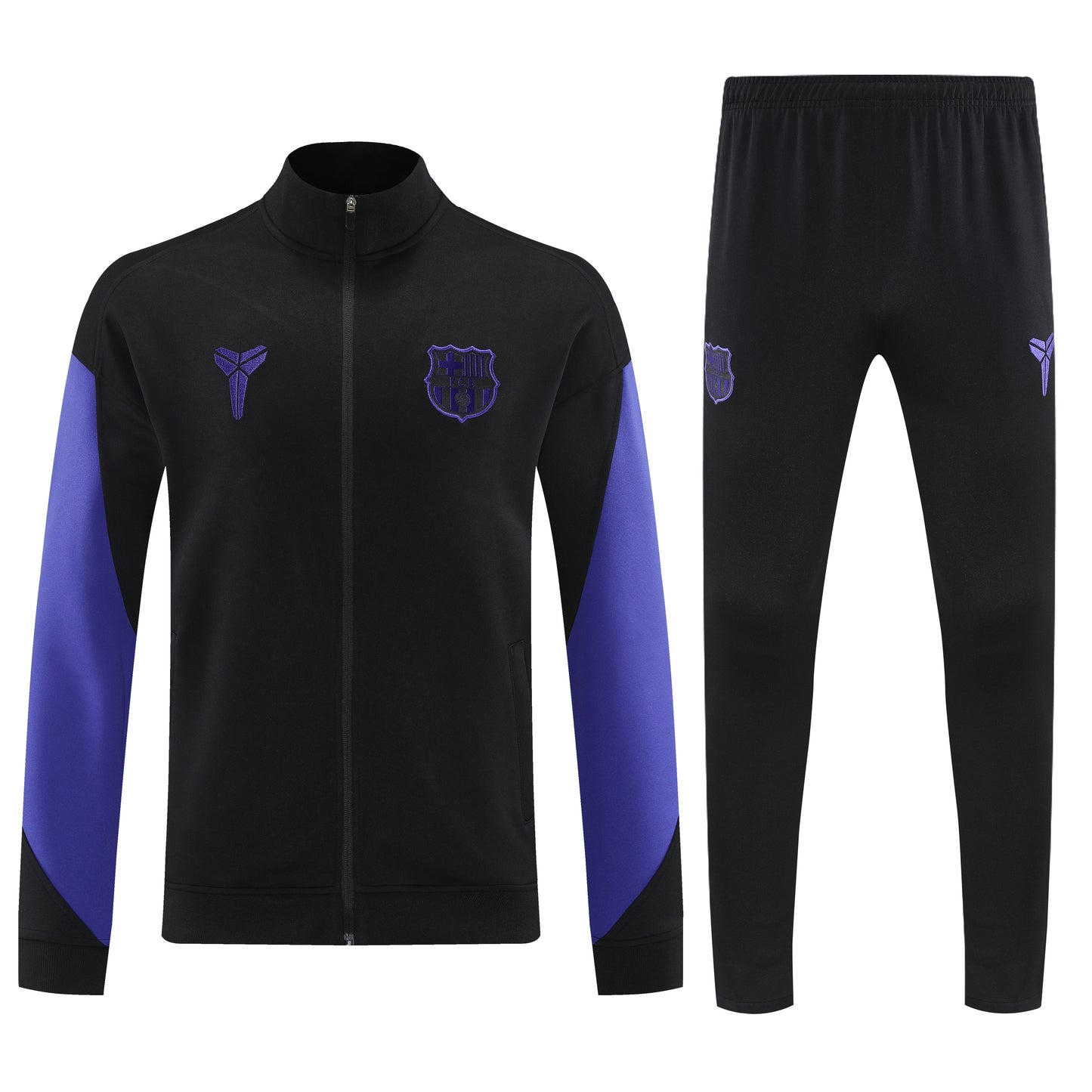 Survêtement FC Barcelone Noir & Bleu 2025-2026 – Ensemble Training Homm