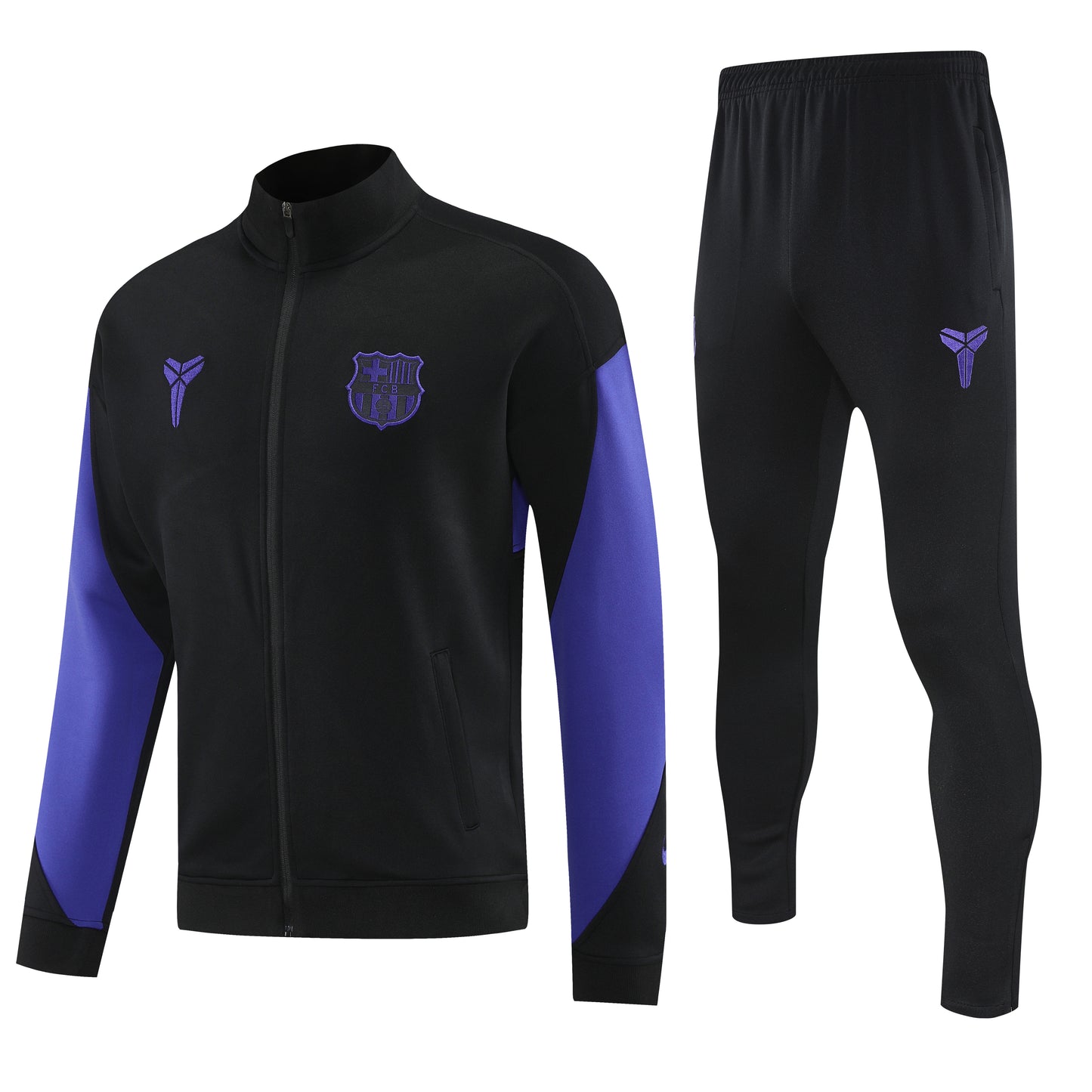 Survêtement FC Barcelone Noir & Bleu 2025-2026 – Ensemble Training Homm
