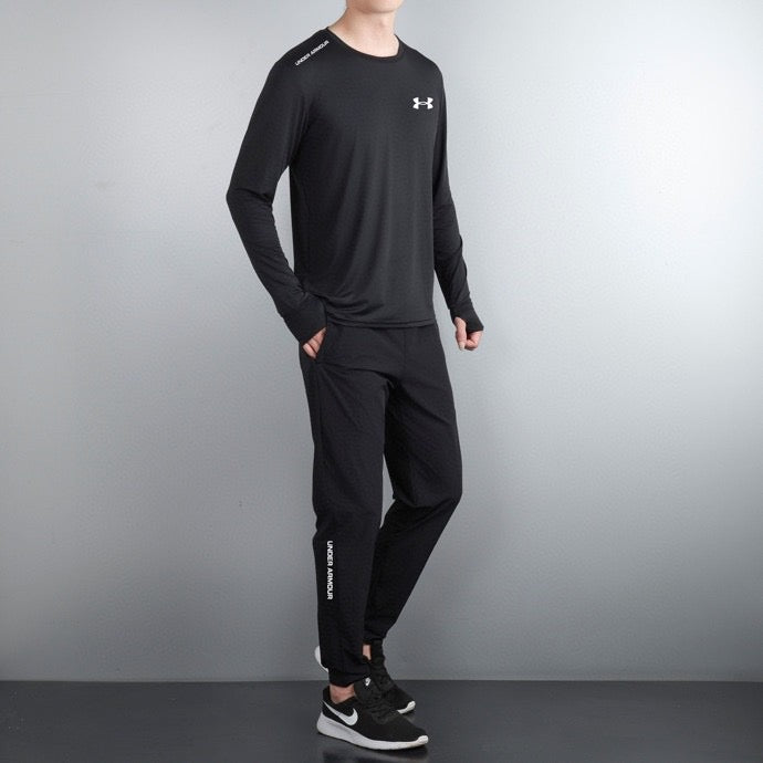 Ensemble Survêtement Under Armour Homme Noir – Performance & Confort Sport