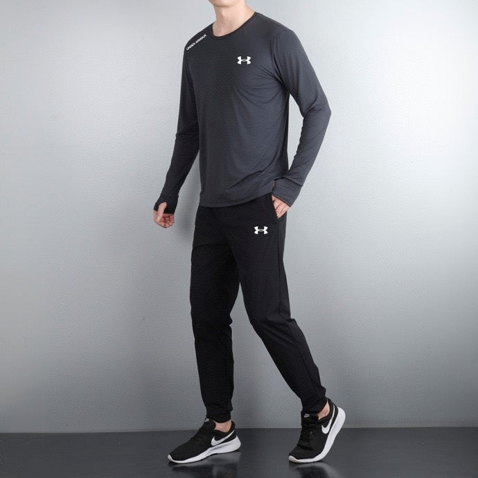 Ensemble Survêtement Under Armour Homme Noir – Performance & Confort Sport