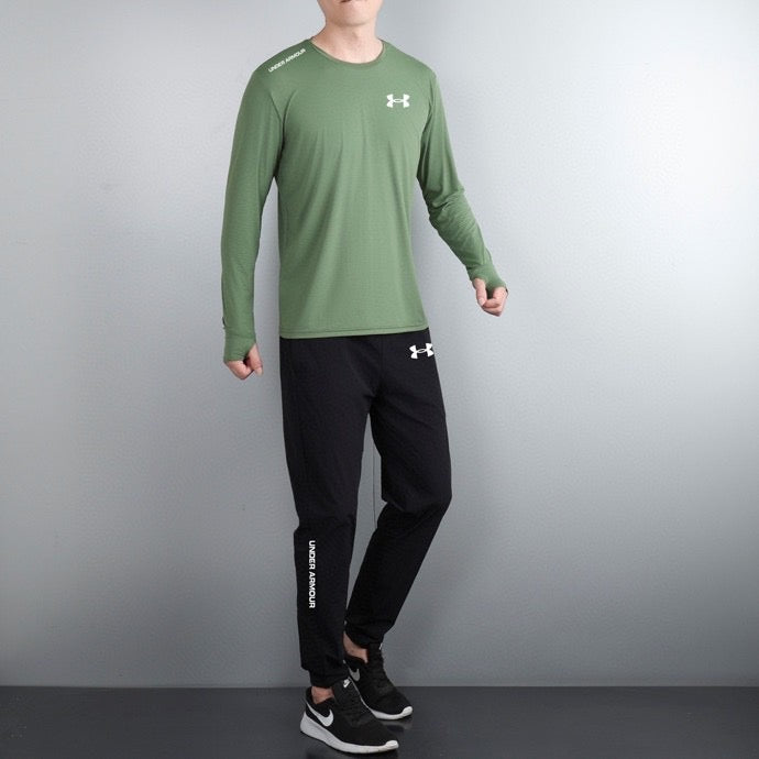 Ensemble Survêtement Under Armour Homme Noir – Performance & Confort Sport