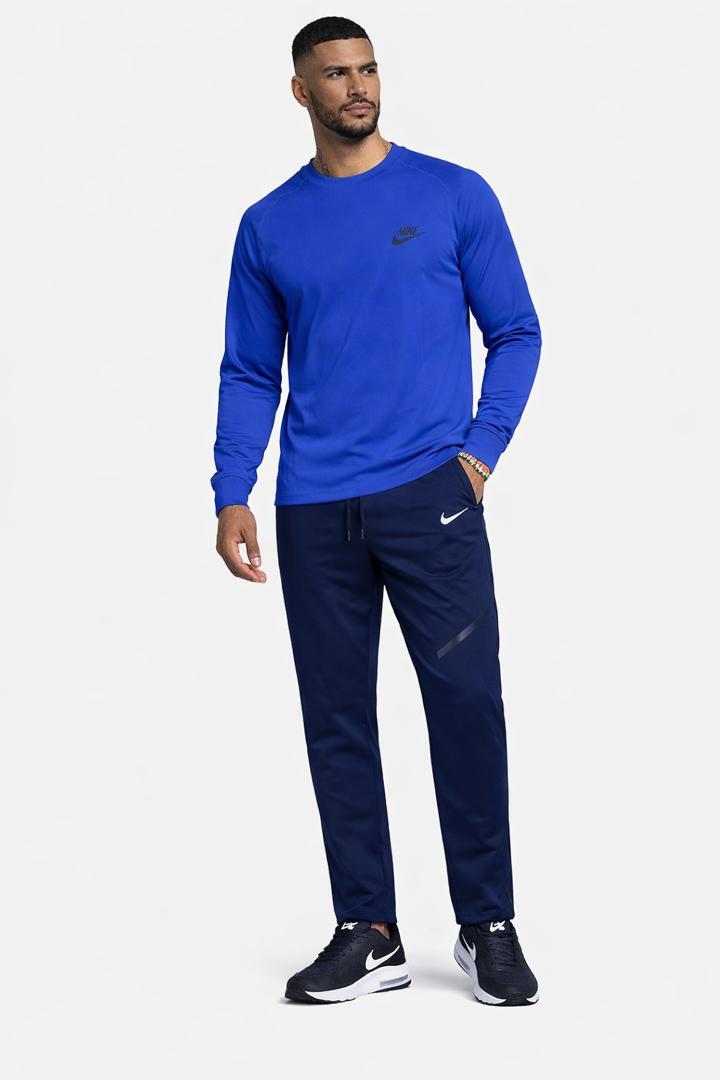 Ensemble Survêtement Nike Homme – Haut Manches Longues & Pantalon Noir Sport