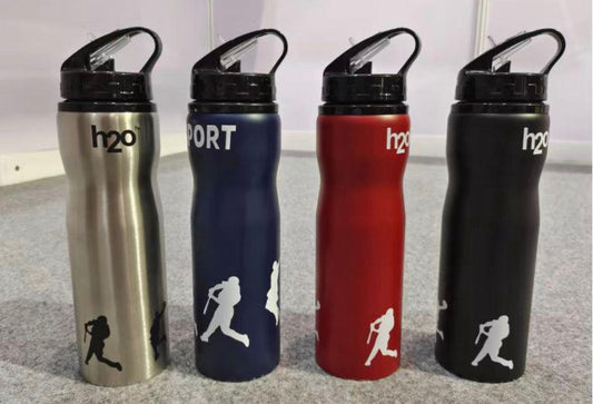 Gourde Sport Isotherme avec Paille et Poignée – Design Sportif