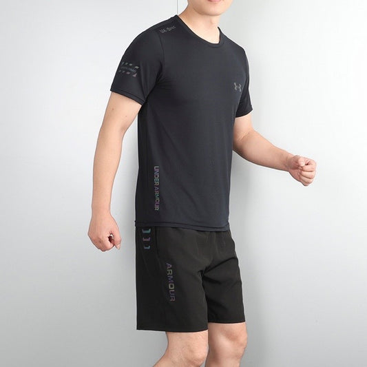 Ensemble Sport Training Homme – T-shirt + Short Respirant Performance