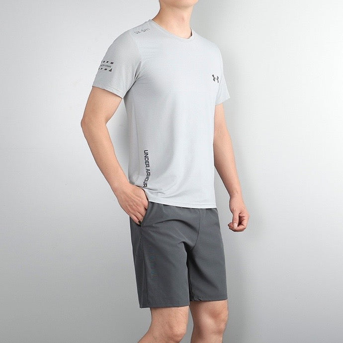 Ensemble Sport Training Homme – T-shirt + Short Respirant Performance