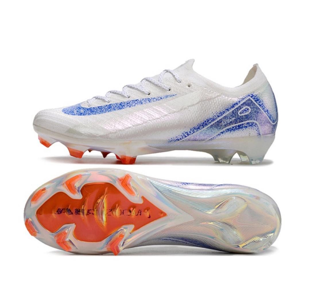 Chaussures de foot blanches crampons FG légers