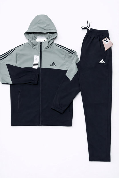 Ensemble survêtement Adidas homme – veste capuche + pantalon sport (plusieurs coloris)