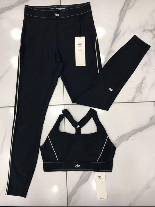 Ensemble de sport femme 2 pièces – Brassière & Legging taille haute