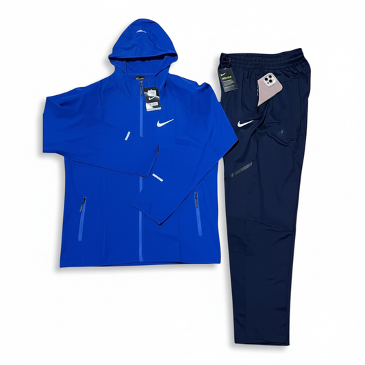 Survêtement Nike Homme Bleu – Ensemble Sport à Capuche Running & Fitness