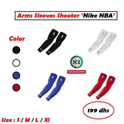 Manchons de Compression Basketball Nike NBA Elite Dri-FIT