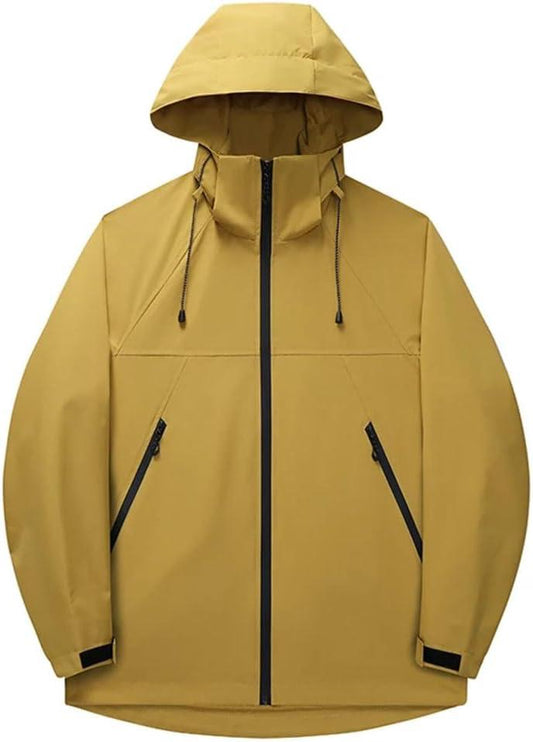 Veste Coupe-Vent Imperméable Homme à Capuche – Léger, Respirant & Style Sport Urbain