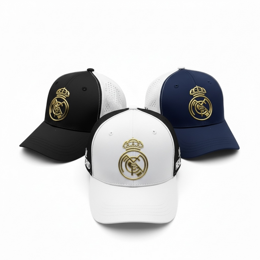 Casquette Real Madrid Premium – Style Sport & Logo Doré
