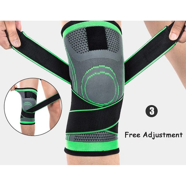 Genouillère de Compression Sport – Maintien Renforcé & Réglable