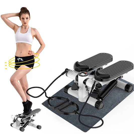 Mini Stepper Fitness avec Élastiques – Cardio, Cuisses & Fessiers