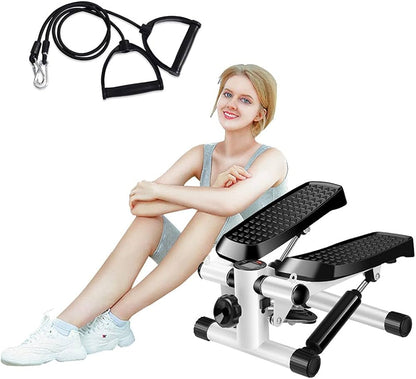 Mini Stepper Fitness avec Élastiques – Cardio, Cuisses & Fessiers