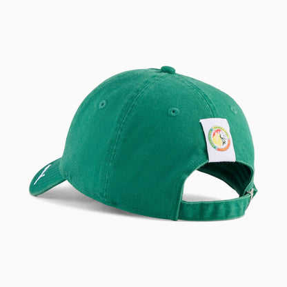 Casquette Sénégal Puma Verte Officielle – Style Football, Supporters Lions de la Teranga