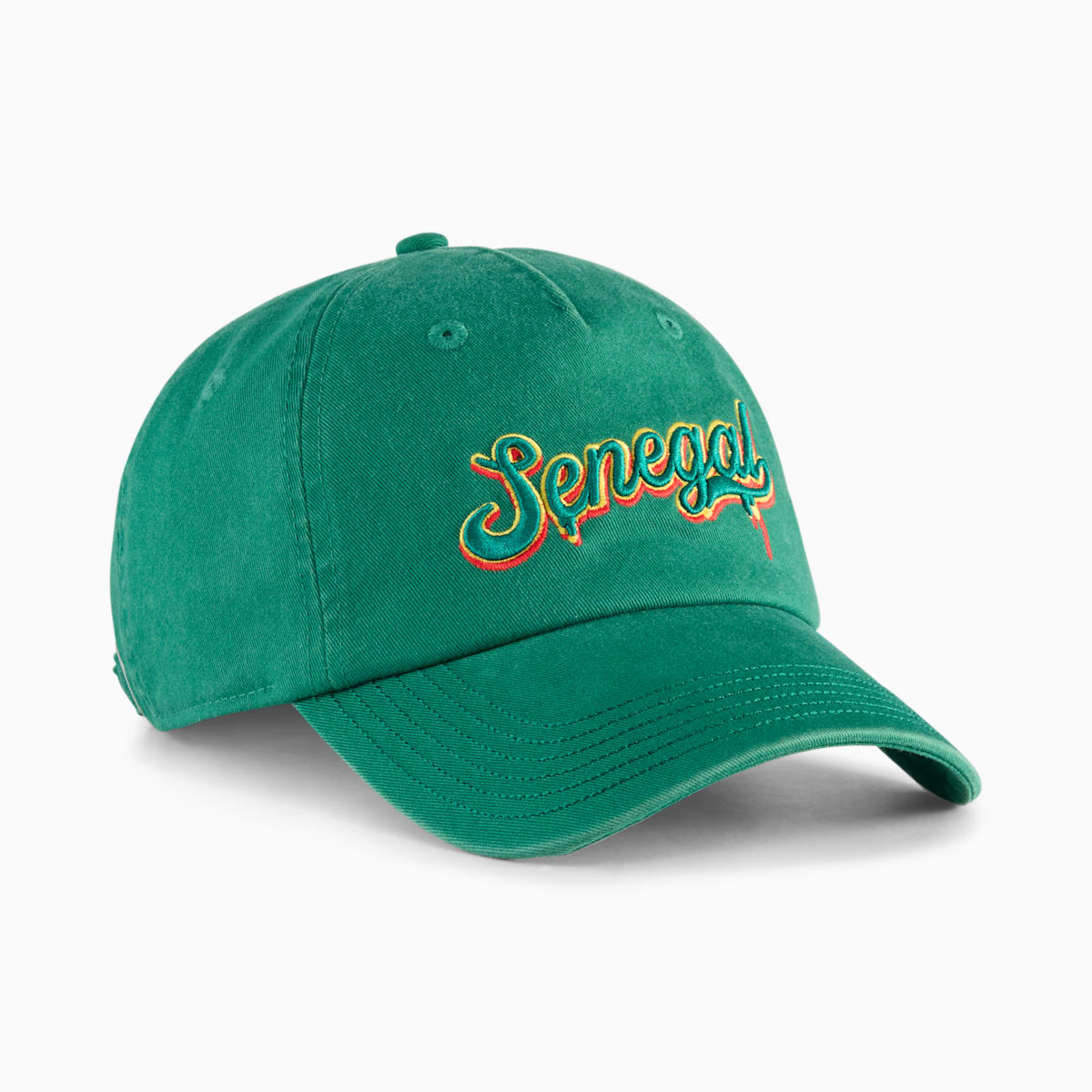 Casquette Sénégal Puma Verte Officielle – Style Football, Supporters Lions de la Teranga