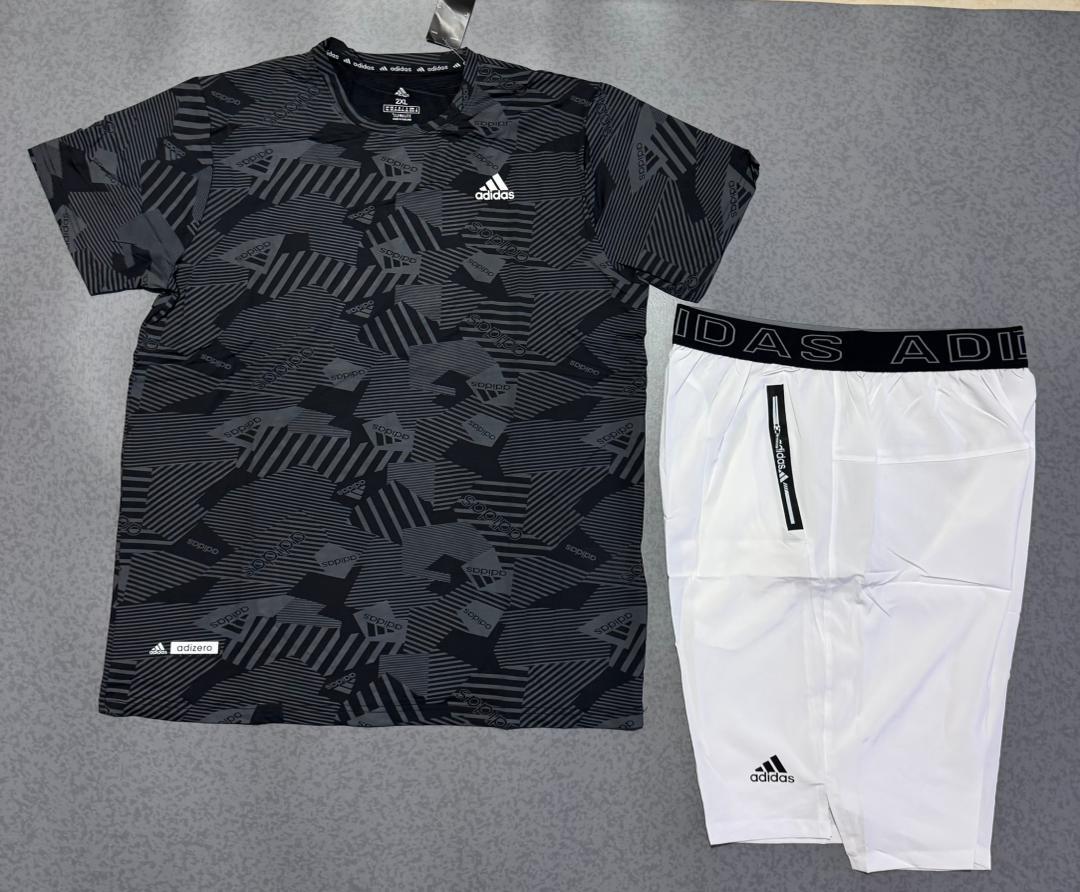 Ensemble Sport Adidas Homme Noir & Blanc