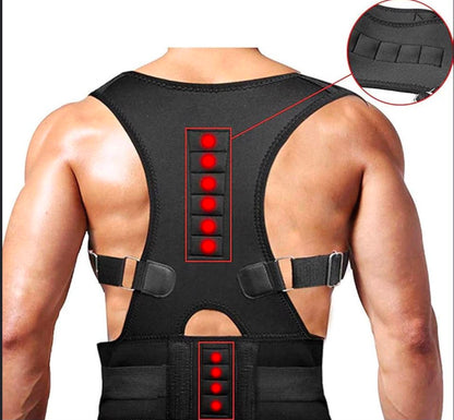 Correcteur de Posture Réglable pour Homme et Femme – Ceinture de Maintien du Dos et des Épaules