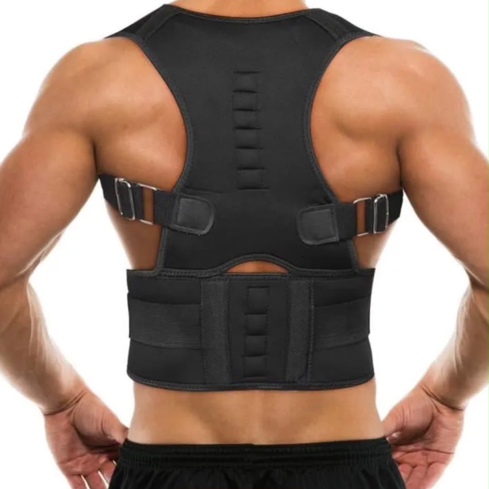 Correcteur de Posture Réglable pour Homme et Femme – Ceinture de Maintien du Dos et des Épaules