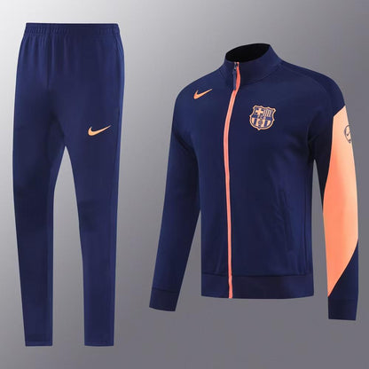 Survêtement FC Barcelone Nike 2025/2026 – Ensemble Football Homme Bleu Marine & Orange