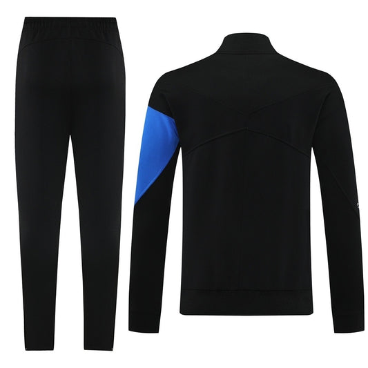 Survêtement Chelsea FC Noir & Bleu 2025-2026 – Ensemble Training Homm
