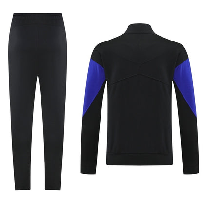 Survêtement FC Barcelone Noir & Bleu 2025-2026 – Ensemble Training Homm