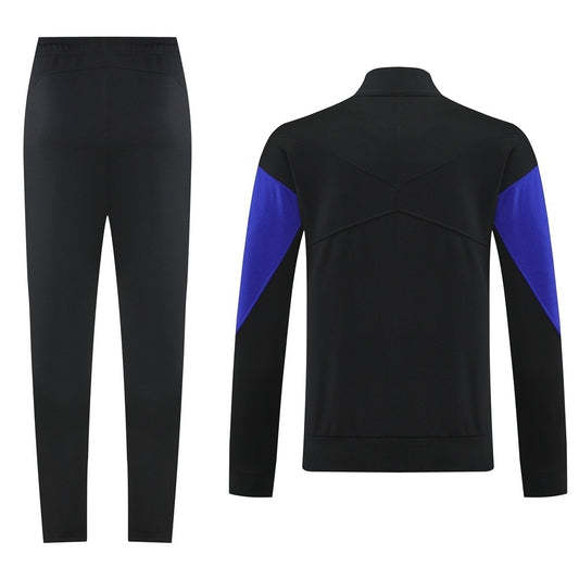 Survêtement FC Barcelone Noir & Bleu 2025-2026 – Ensemble Training Homm