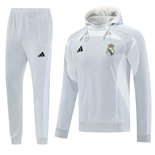 Survêtement Real Madrid Adidas 2025/2026 – ensemble hoodie et pantal
