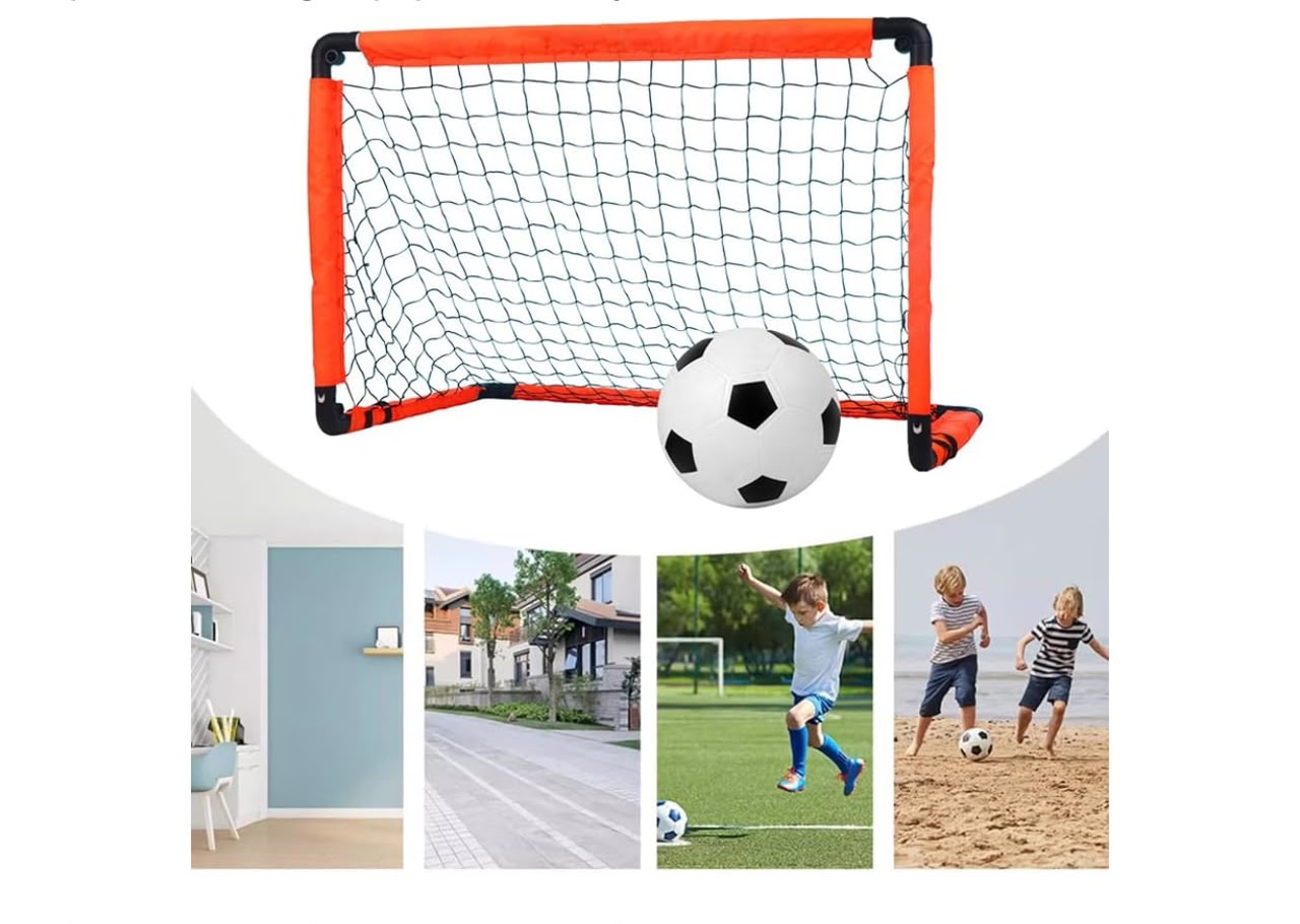 Mini But de Football Portable – Pliable & Transportable ⚽