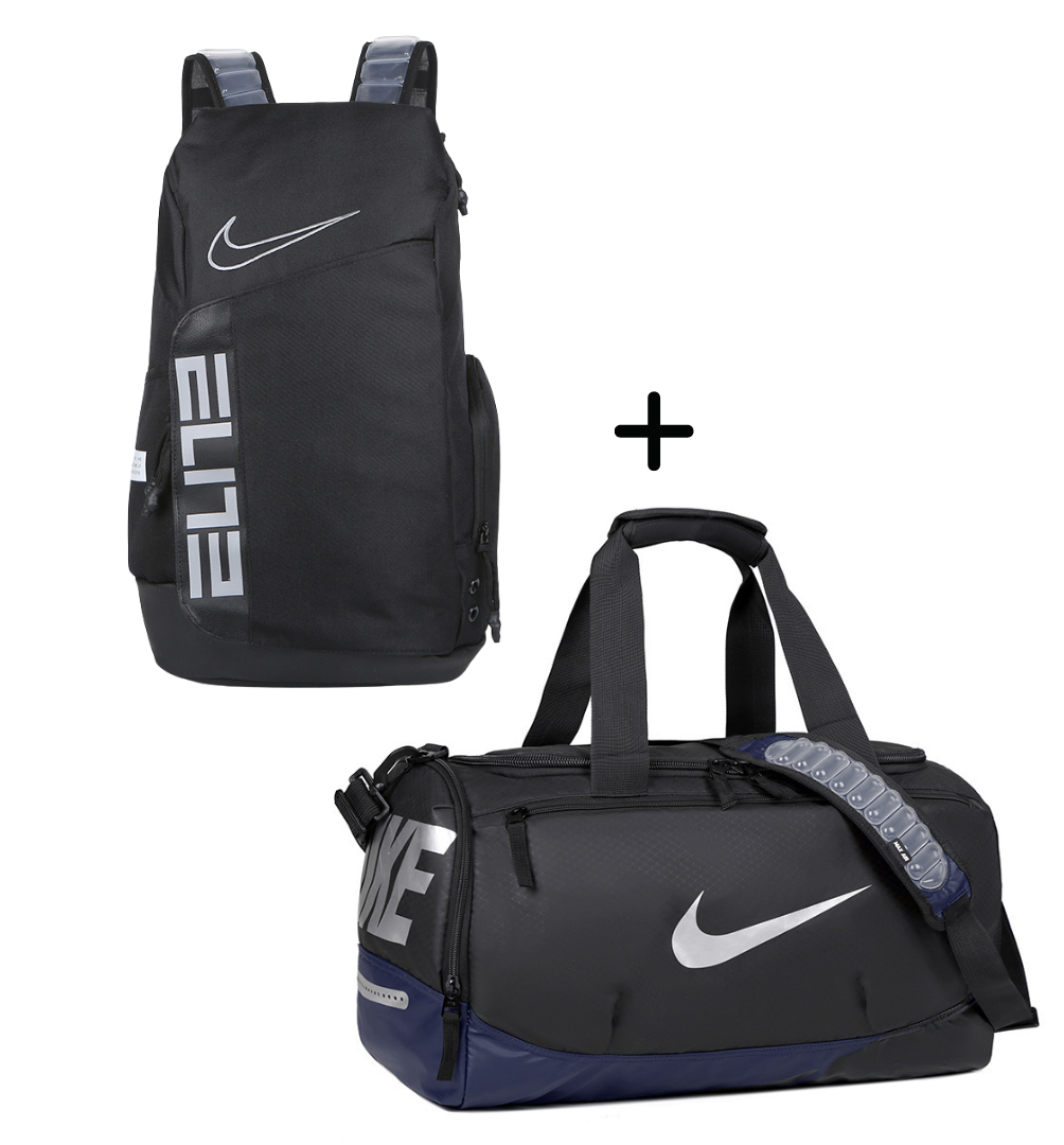 Pack Sport Nike Élite – Sac à Dos + Sac de Sport Noir