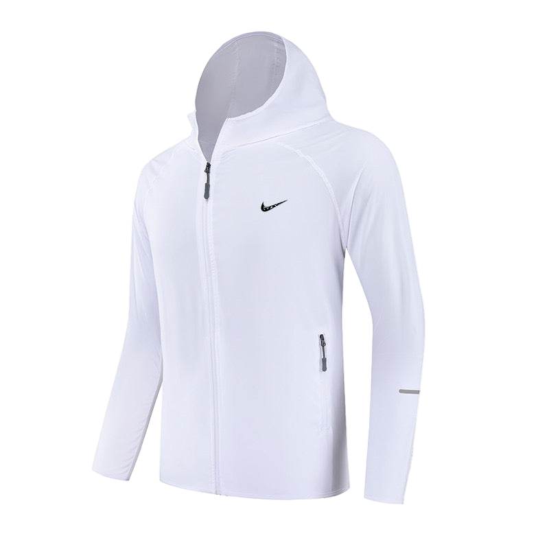 Veste de Sport à Capuche Homme – Zippée, Respirante, Coupe-Vent