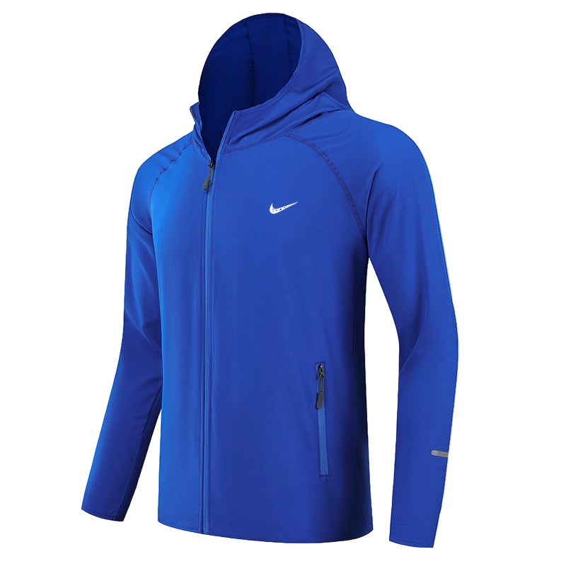 Veste de Sport à Capuche Homme – Zippée, Respirante, Coupe-Vent